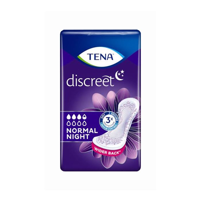 Assorbente Tena Discreet Normal Night 10 Pezzi - Assorbente Tena Discreet Normal Night 10 Pezzi