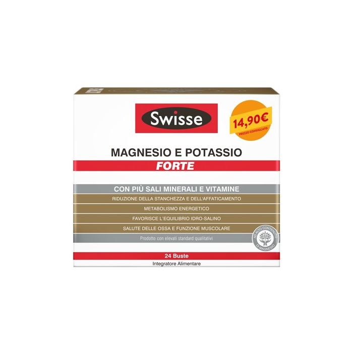 Swisse Magnesio Potassio Forte 24 Bustine - Swisse Magnesio Potassio Forte 24 Bustine