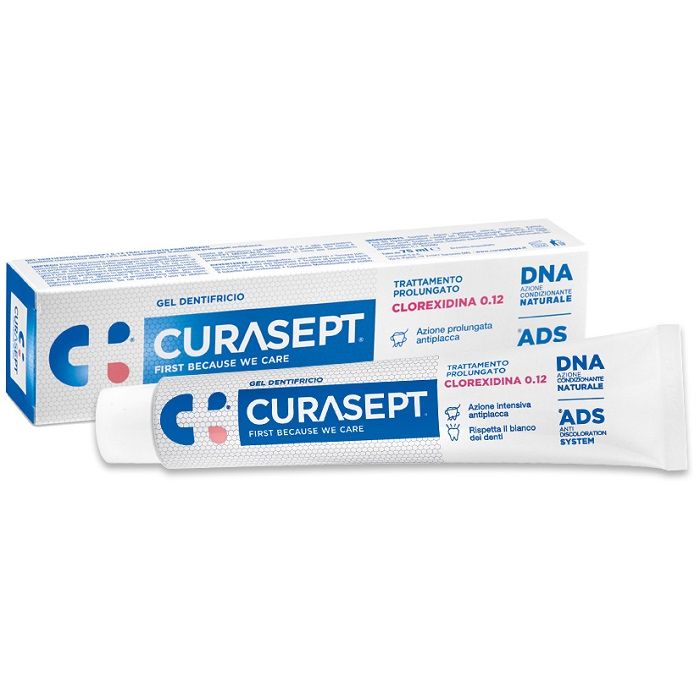 Curasept Dentifricio 0,12 75 Ml Ads+Dna - Curasept Dentifricio 0,12 75 Ml Ads+Dna