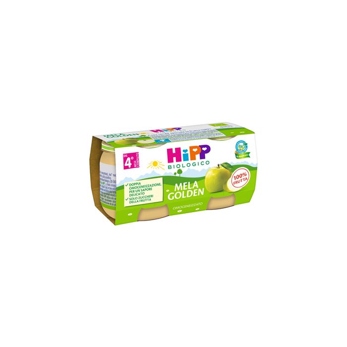 Hipp Bio Omogeneizzato Mela Golden 2 X 80 G - Hipp Bio Omogeneizzato Mela Golden 2 X 80 G