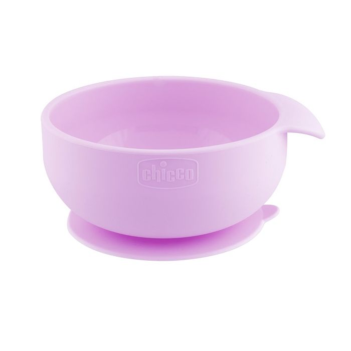 Chicco Ciotola Silicone Rosa - Chicco Ciotola Silicone Rosa