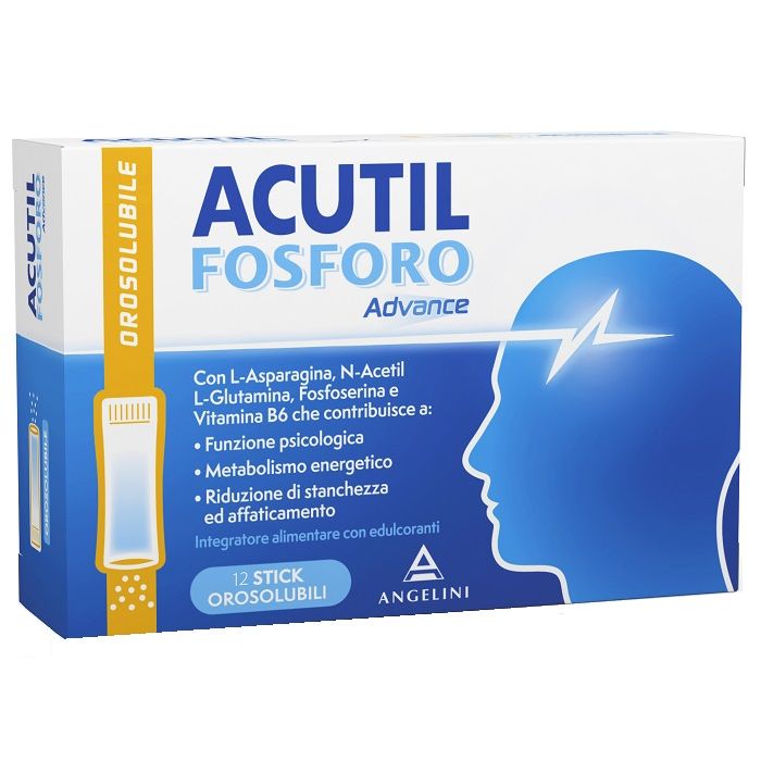 Acutil Fosforo Advance 12 Stick Orosolubili - Acutil Fosforo Advance 12 Stick Orosolubili