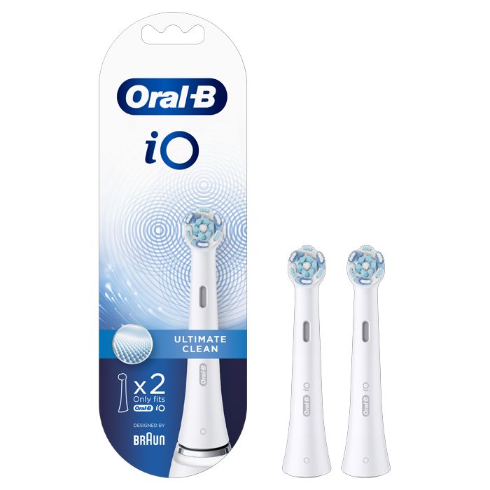 Oralb Power Refill Io Ultimate Clean White 2 Pezzi - Oralb Power Refill Io Ultimate Clean White 2 Pezzi