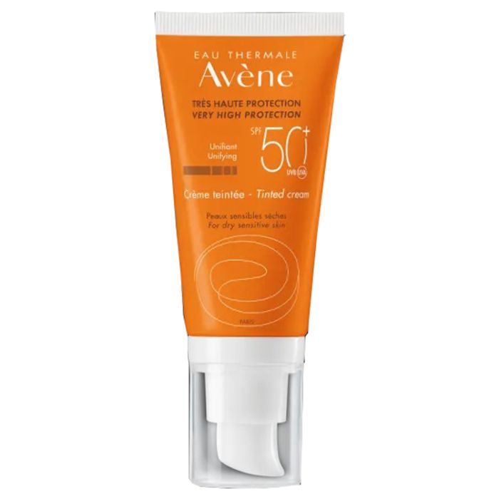 Avene Sol Crema Spf50+ Colorata Nuova Formula 50 Ml - Avene Sol Crema Spf50+ Colorata Nuova Formula 50 Ml