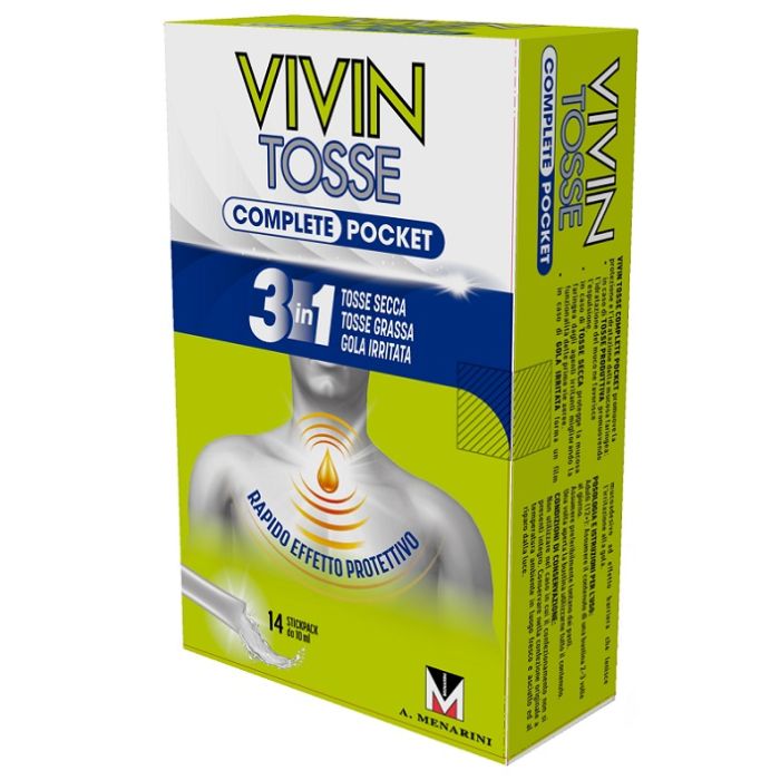 Vivin Tosse Complete Pocket 14 Stick Pack Da 10 Ml - Vivin Tosse Complete Pocket 14 Stick Pack Da 10 Ml