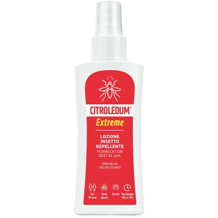 Citroledum Lozione Spray Extreme Deet 50% 100 Ml - Citroledum Lozione Spray Extreme Deet 50% 100 Ml