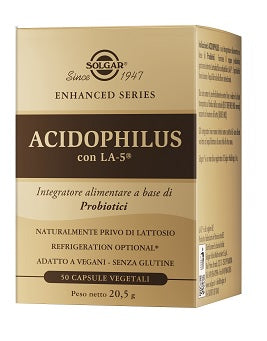 Solgar - Acidophilus 50 Capsule Vegetali - Solgar - Acidophilus 50 Capsule Vegetali