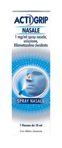 ACTIFED DECONGESTIONANTE 1 MG/ML SPRAY NASALE, SOLUZIONE - ACTIFED DECONGESTIONANTE 1 MG/ML SPRAY NASALE, SOLUZIONE