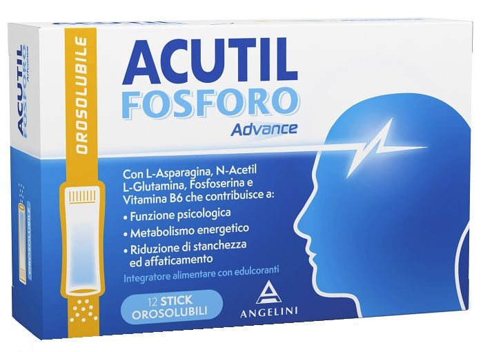 Acutil Fosforo Advance 12 Stick Orosolubili - Acutil Fosforo Advance 12 Stick Orosolubili