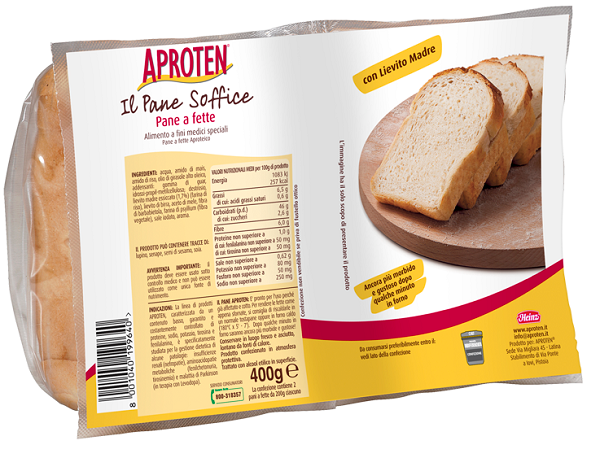 Aproten Pan Bianco Fette 2 X 200 G - Aproten Pan Bianco Fette 2 X 200 G