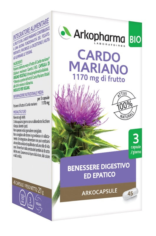 Arko Capsule Cardo Mariano 45 Capsule Bio - Arko Capsule Cardo Mariano 45 Capsule Bio