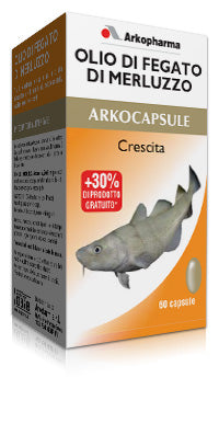 Arko Capsule Olio Fegato Merluzzo 60 Capsule - Arko Capsule Olio Fegato Merluzzo 60 Capsule