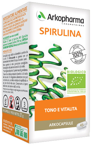 Arko Capsule Spirulina Bio 45 Capsule - Arko Capsule Spirulina Bio 45 Capsule