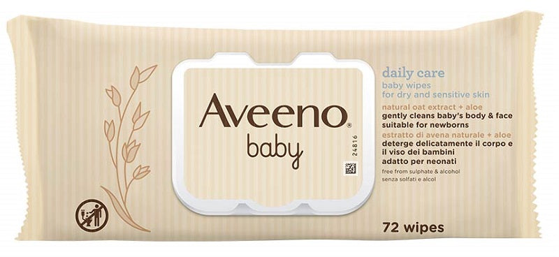 Aveeno Baby Salviettine 72 Pezzi - Aveeno Baby Salviettine 72 Pezzi