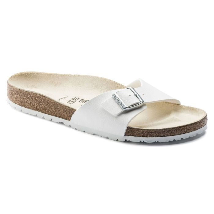 Birkenstock Madrid White Birko Flor Bi-Classic 36 Pianelle 1Paio - Birkenstock Madrid White Birko Flor Bi-Classic 36 Pianelle 1Paio