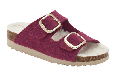 Calzatura Ilary Fluffy Recycled Felt Woman Magenta Feltro Riciclato 37