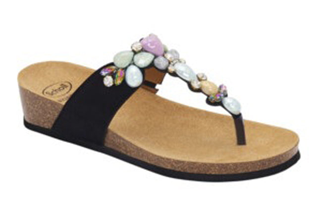 Calzatura Palau Flip-Flop Microfibre+Accessories Woman Black/Multi Tecnologia Bioprint Materiale Microfibra + Ornamentofodera Tomaia Microfibra Fodera Sottopiede Microfibra 40 Ss2 - Calzatura Palau Flip-Flop Microfibre+Accessories Woman Black/Multi Tecnologia Bioprint Materiale Microfibra + Ornamentofodera Tomaia Microfibra Fodera Sottopiede Microfibra 40 Ss2