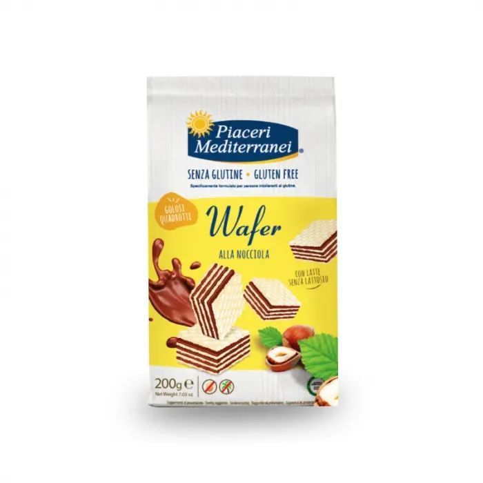 Piaceri Mediterranei Wafer Alle Nocciole 200 G - Piaceri Mediterranei Wafer Alle Nocciole 200 G