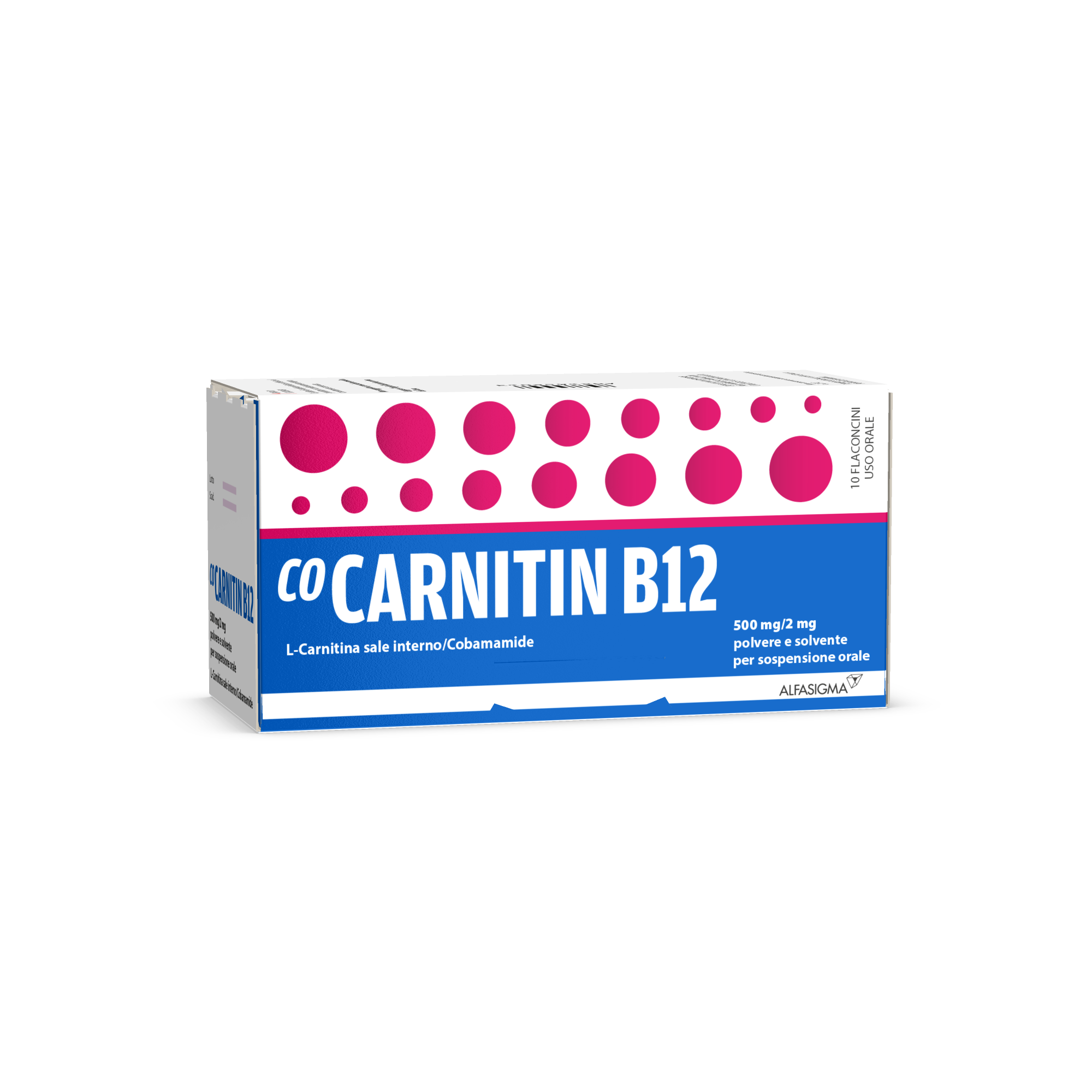 COCARNITIN B12 500 MG / 2 MG POLVERE E SOLVENTE PER SOSPENSIONE ORALE - COCARNITIN B12 500 MG / 2 MG POLVERE E SOLVENTE PER SOSPENSIONE ORALE