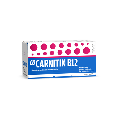 COCARNITIN B12 500 MG / 2 MG POLVERE E SOLVENTE PER SOSPENSIONE ORALE