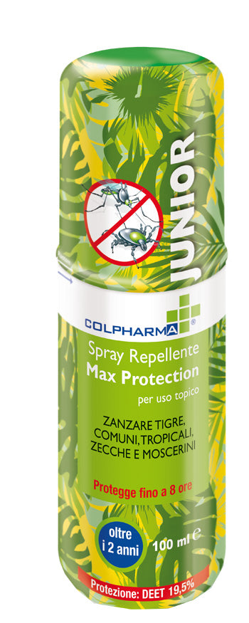 Colpharma Spray Repellente Max Protectio Junior Deet 19,50 100 Ml