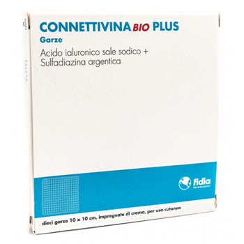 Connettivina Bio Plus Garza 10 Pezzi - 10x10 cm - Connettivina Bio Plus Garza 10 Pezzi - 10x10 cm