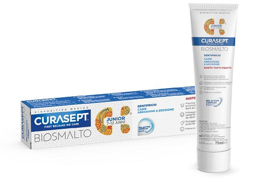 Curasept Biosmalto Dentifricio Junior 75 Ml - Curasept Biosmalto Dentifricio Junior 75 Ml