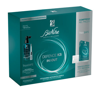 Bionike Defence Ks Bipack Trattamento Anticaduta 100ml + Integratore 30 Compresse - Bionike Defence Ks Bipack Trattamento Anticaduta 100ml + Integratore 30 Compresse