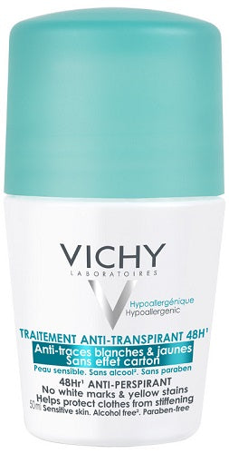 Vichy Deodorante Antitraspirante 48H Roll -On 50ml - Vichy Deodorante Antitraspirante 48H Roll -On 50ml