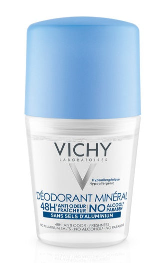 Vichy Deodorante Roll-on Pelle Sensibile E Depilata 50ml - Vichy Deodorante Roll-on Pelle Sensibile E Depilata 50ml