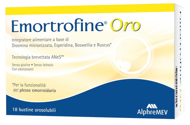 Emortrofine Oro 18 Bustine Da 3 G - Emortrofine Oro 18 Bustine Da 3 G