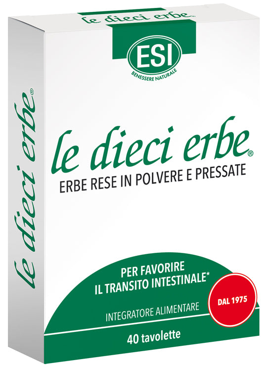 Le Dieci Erbe 40 Tavolette - Le Dieci Erbe 40 Tavolette