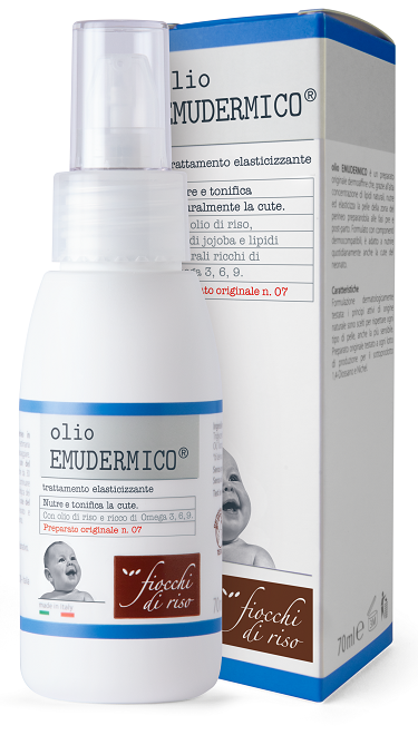 Fiocchi Di Riso Olio Emudermico Elasticizzante 70 Ml - Fiocchi Di Riso Olio Emudermico Elasticizzante 70 Ml