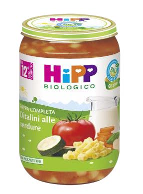 Hipp Pappa Pronta Ditalini Alle Verdure 250 G - Hipp Pappa Pronta Ditalini Alle Verdure 250 G