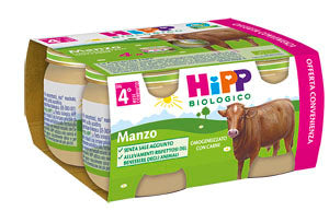 Hipp Bio Hipp Bio Omogeneizzato Manzo 4X80 G - Hipp Bio Hipp Bio Omogeneizzato Manzo 4X80 G