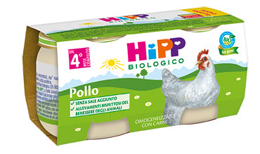 Hipp Bio Hipp Bio Omogeneizzato Pollo 2X80 G - Hipp Bio Hipp Bio Omogeneizzato Pollo 2X80 G