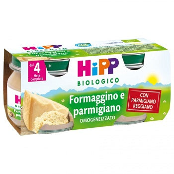 Hipp Bio Omogeneizzato Formaggino Ai Tre Formaggi 2X80 G - Hipp Bio Omogeneizzato Formaggino Ai Tre Formaggi 2X80 G