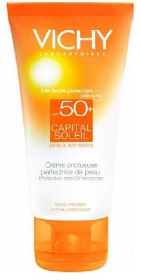 Vichy Capital Soleil Crema Vellutata Perfezionatrice Pelle SPF 50+ 50ml - Vichy Capital Soleil Crema Vellutata Perfezionatrice Pelle SPF 50+ 50ml