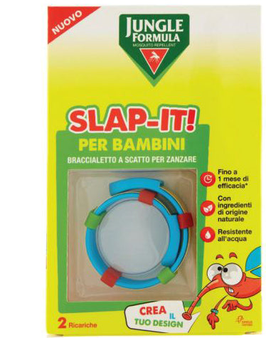 Jungle Formula Slap-It Braccialetto Anti-Zanzare Per Bambini+ 2 Ricariche - Jungle Formula Slap-It Braccialetto Anti-Zanzare Per Bambini+ 2 Ricariche