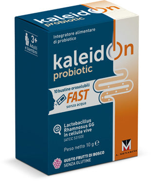 Kaleidon Probiotic Fast Frutti Di Bosco 10 Buste Orosolubili - Kaleidon Probiotic Fast Frutti Di Bosco 10 Buste Orosolubili