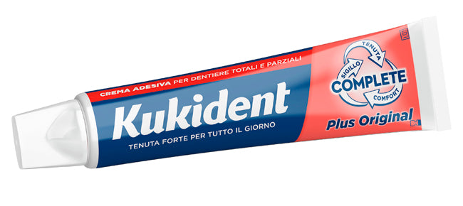 Kukident Plus Original Crema Adesiva Dentiere 65 G - Kukident Plus Original Crema Adesiva Dentiere 65 G