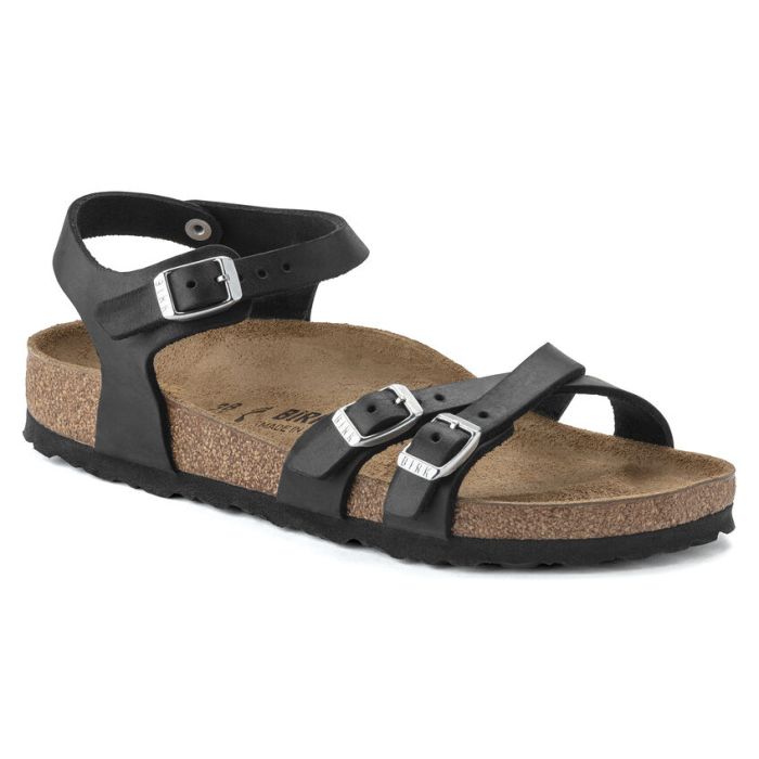 Calzature Sandali Pelle Bi-C3 Birkenstock Kumba Black Waxy Leather 36 - Calzature Sandali Pelle Bi-C3 Birkenstock Kumba Black Waxy Leather 36