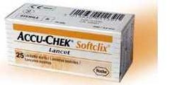 LANCETTE PUNGIDITO ACCU-CHEK SOFTCLIX 25 PEZZI - LANCETTE PUNGIDITO ACCU-CHEK SOFTCLIX 25 PEZZI