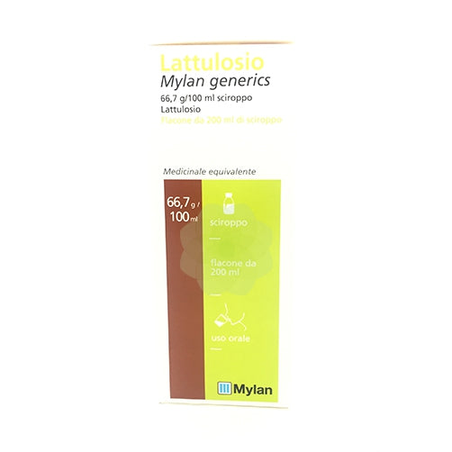 LATTULOSIO MYLAN GENERICS 66,7 G/100 ML SCIROPPO - LATTULOSIO MYLAN GENERICS 66,7 G/100 ML SCIROPPO