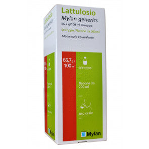 LATTULOSIO MYLAN GENERICS 66,7 G/100 ML SCIROPPO - LATTULOSIO MYLAN GENERICS 66,7 G/100 ML SCIROPPO