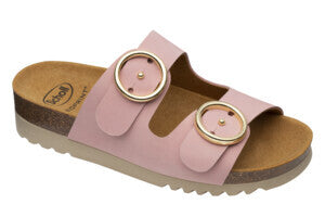 Malibu' 2 Straps Nubuck W Rosa Pallido 36 - Malibu' 2 Straps Nubuck W Rosa Pallido 36