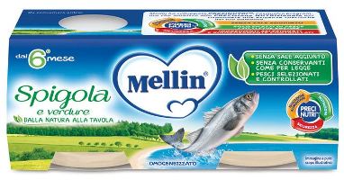 Mellin Omog Spigola 2 X 80 G - Mellin Omog Spigola 2 X 80 G