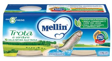 Mellin Omogeneizzato Trota 2 X 80 G - Mellin Omogeneizzato Trota 2 X 80 G