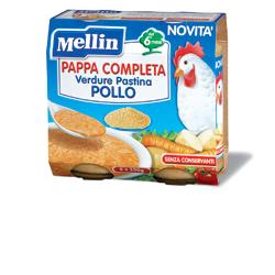 Mellin Pappa Completa Pollo 250 G 2 Pezzi - Mellin Pappa Completa Pollo 250 G 2 Pezzi