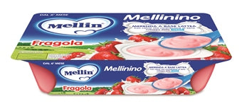 Mellinino Merenda Fragola 6 X 55 G - Mellinino Merenda Fragola 6 X 55 G